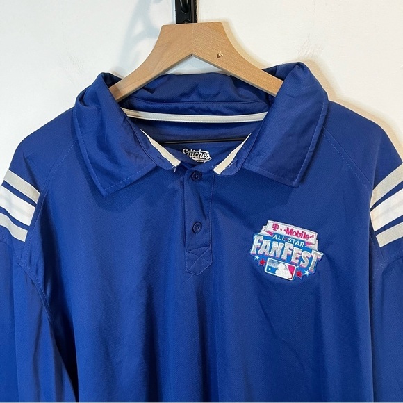 Men’s | MLB Baseball TMobile All Star Fan Fest Exclusive Blue Polo | XXL - Picture 3 of 9